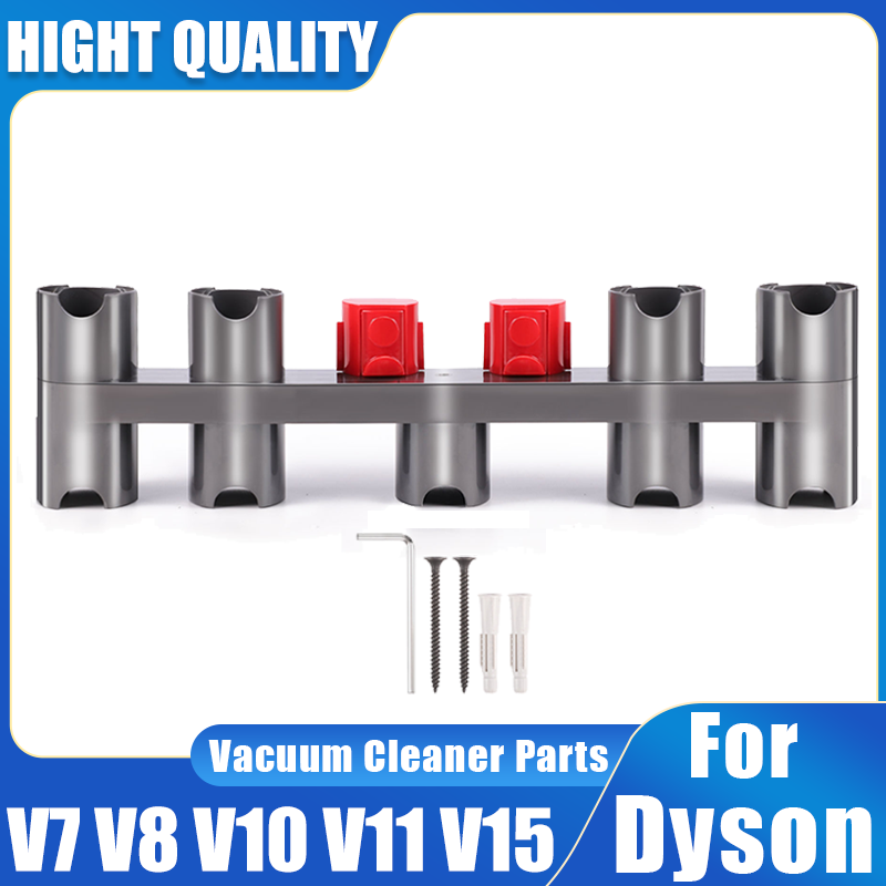 9穴アクセサリーホルダー Dyson V7 V8 V10 V11 V15用、真空部品ホルダーは充電器ハンガーに接続可能、拡張ネジ付き