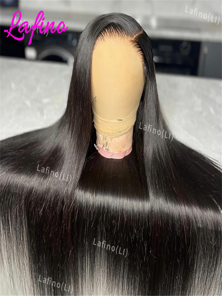 30 40 Polegada 13x6 hd osso transparente em linha reta perucas dianteiras do laço 200 densidade 13x4 rendas perucas de cabelo humano brasileiro para preto