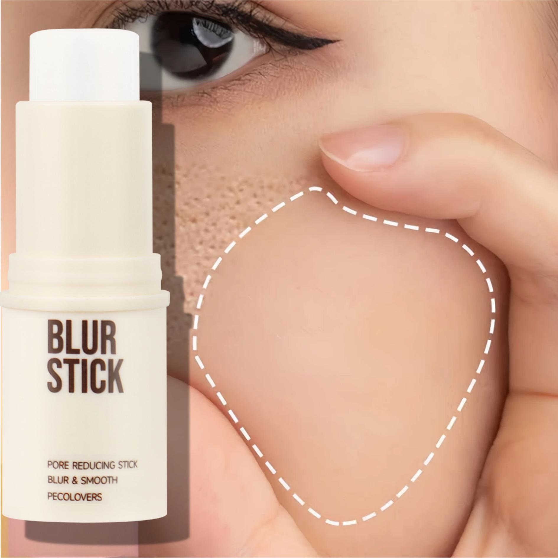 Barra de base de poros invisible, leche frontal de maquillaje facial, barra mate facial, corrector de acabado natural