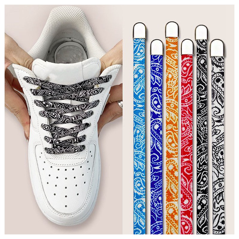 1 paio di lacci elastici Sneakers bambini adulto 8MM lacci piatti senza cravatte AF1/AJ lacci senza cravatta per scarpe accessori