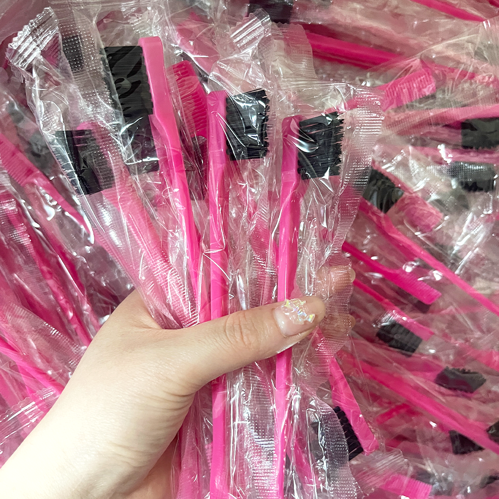 2PCS/5PCS/30PCS Dubbelzijdige haarborstels voor het controleren van de haarrand - Multifunctioneel, haarborstel voor gladde styling, wenkbrauw- en haarverzorgingshulpmiddelen