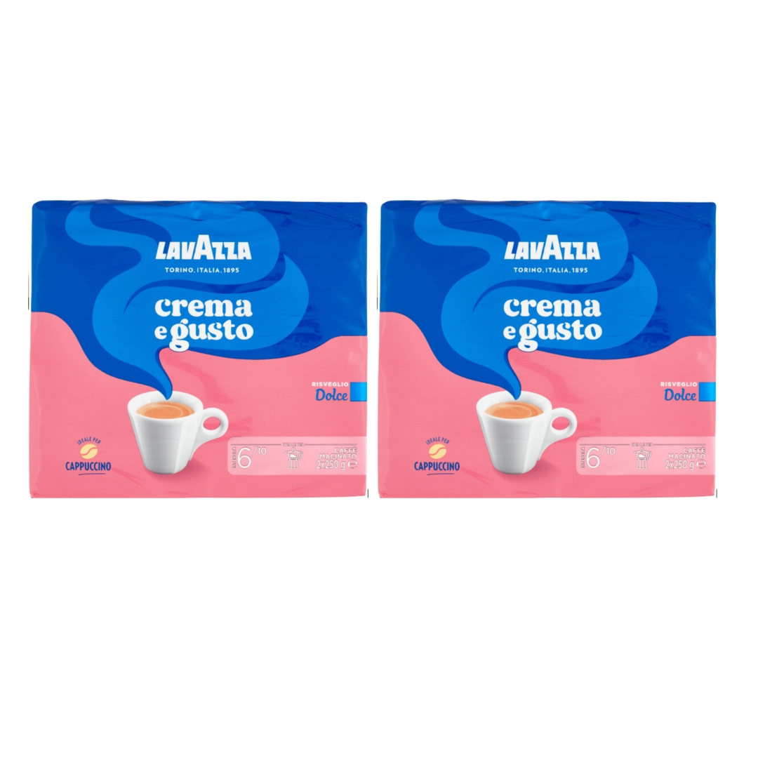 Gemahlener Kaffee Caffe' Crema E Gusto Dolce 4x250g - Lavazza