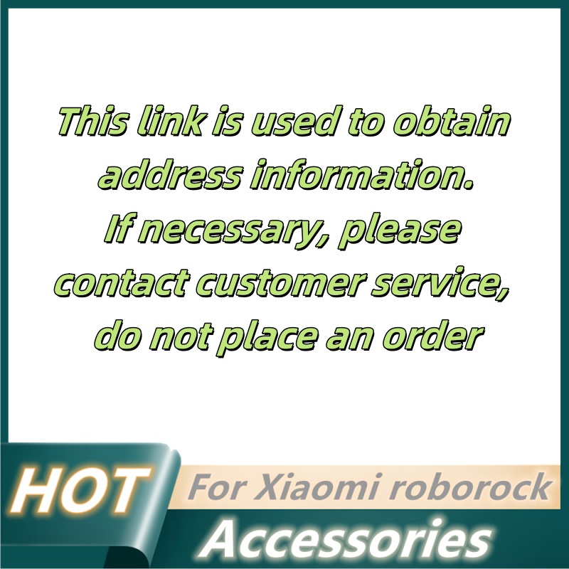 Este enlace se utiliza para obtener información de dirección, si es necesario, comuníquese con el servicio al cliente, no realice un pedido.