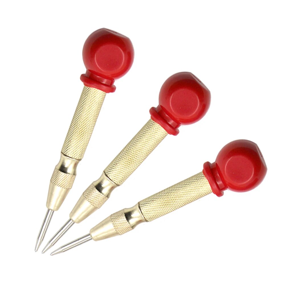 1PC Gold Center Punch อัตโนมัติฤดูใบไม้ผลิ Positioner Glass Striker Window Breaker Punch Centering และ Punching อุปกรณ์เครื่องมือ