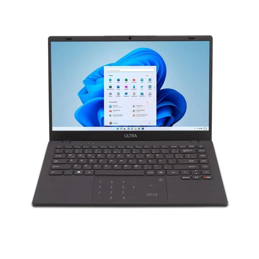 Notebook 14" Multilaser Ultra UB250, Celeron N4020C, Memória 4GB, eMMC 128GB, Windows 11 + Microsoft 365 Personal