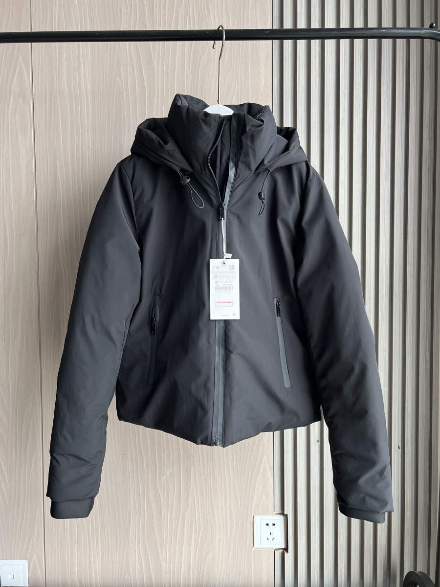 ETJ 2025 Herfst/Winter Nieuwe dames korte imitatie wind waterdichte capuchon dikke warme katoenen jas Outdoor jas 4749703