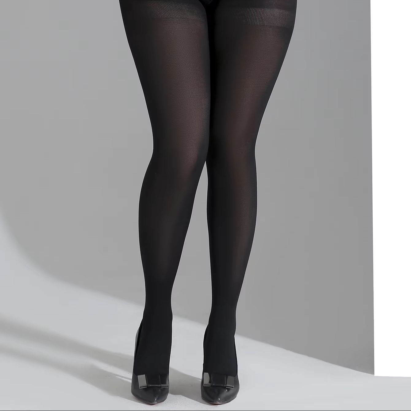 UN PAIA Collant trasparente nero tinta unita taglie forti Calza in nylon ultrasottile Collant slim coreani di alta qualità