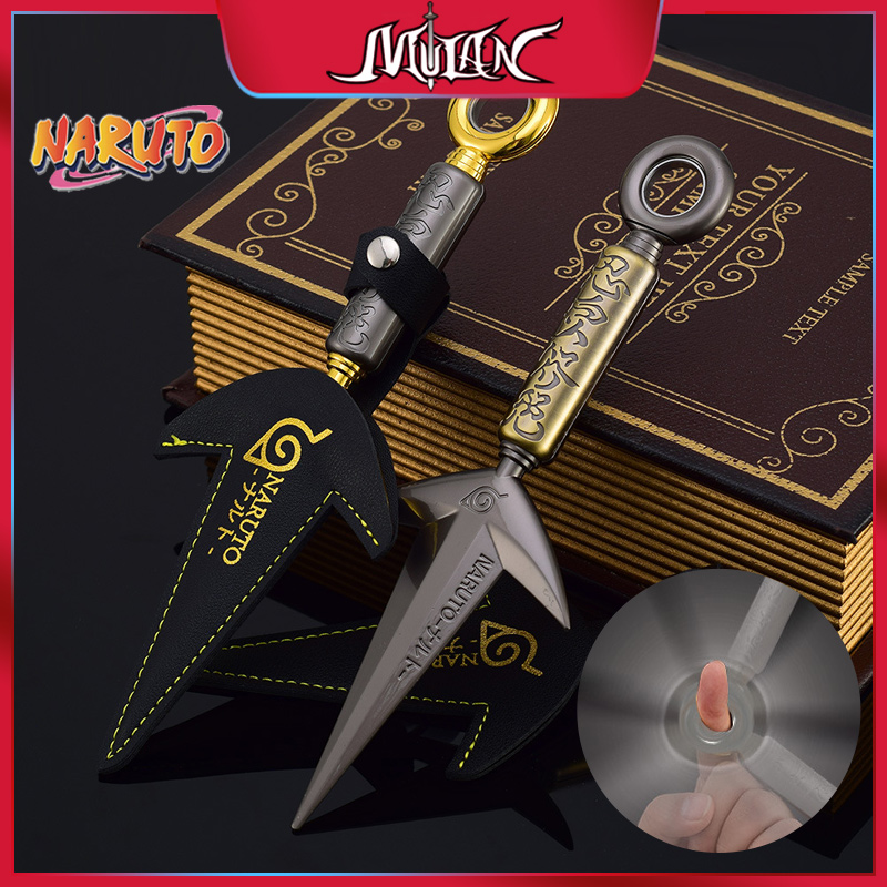 3 style Namikaze Minato broń 23cm/9.84 cala obrotowa sztuka latającego boga grzmotu Kunai metalowy model rzemieślniczy Turn Ninja Toys