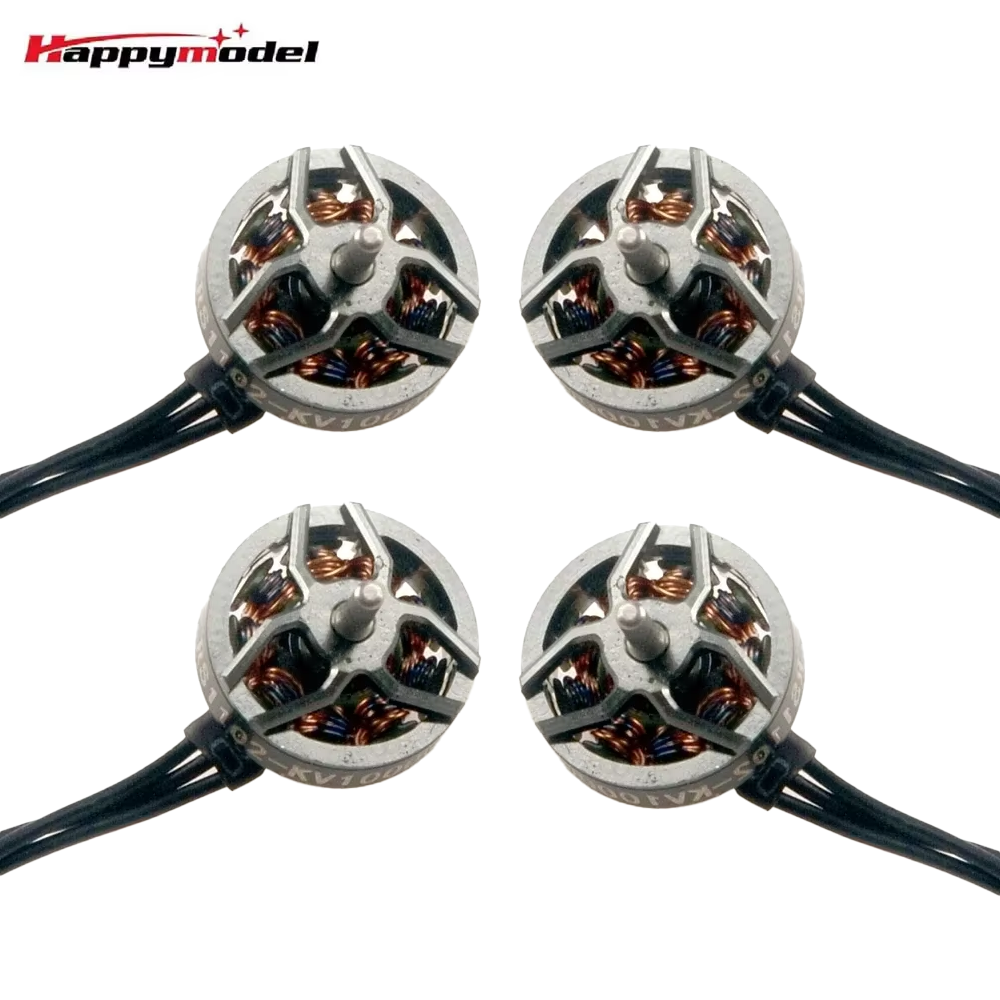 4 STKS Happymodel RS1102 1102 10000KV 13500KV 2 S Borstelloze Motor 1.5mm As voor Mobula7 O4 Micro FPV Racing Drone RC Accessoires