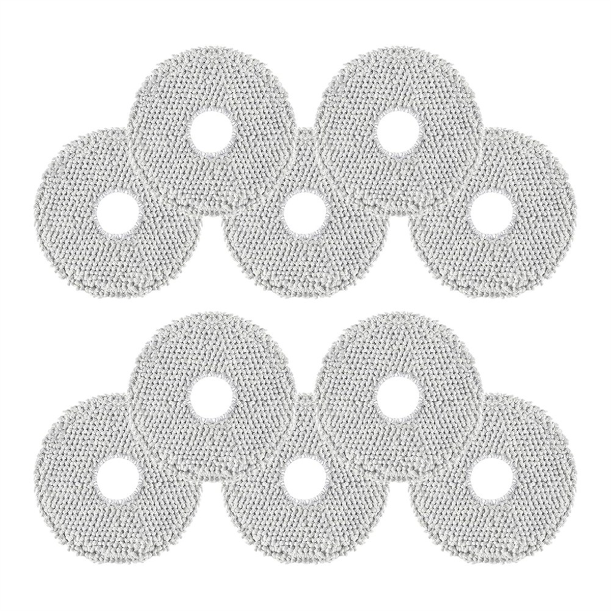 Pack of 10 Mop for Dreame L10s Ultra/L10s Pro Ultra/L20 Ultra/L10s Pro Ultra Heat/X10+ Vacuum Robot, Washable