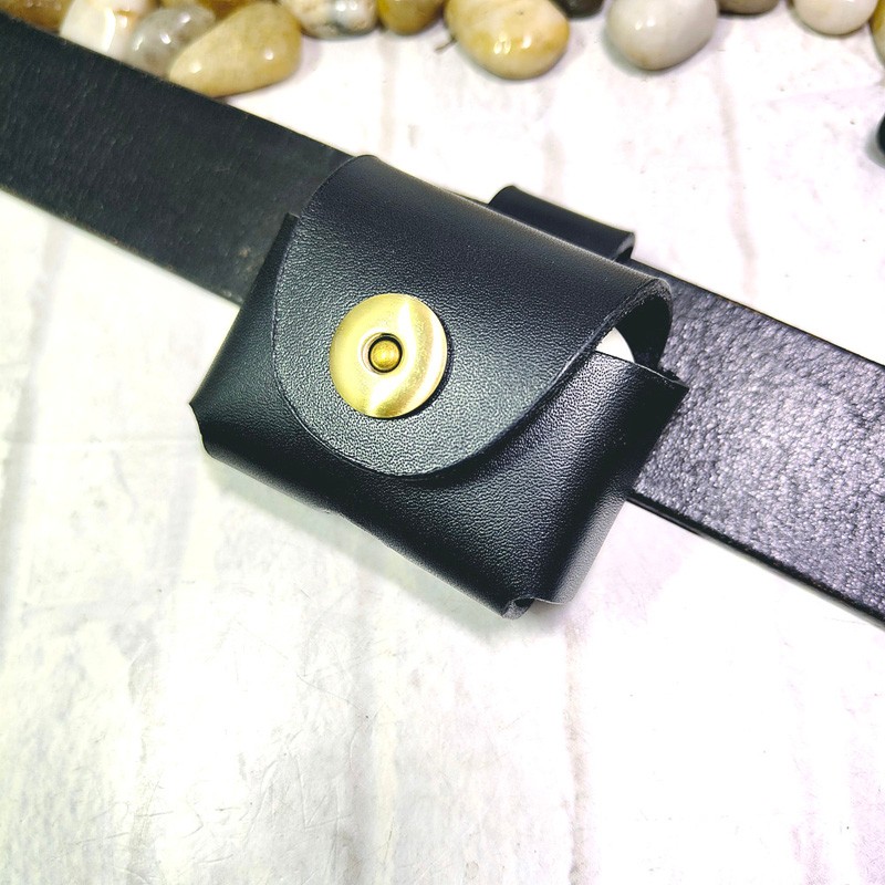 Bluetooth Earphone Headset Case Leather Sheath Waist Bag Belt Pack for Airpods 3 pro SONY LinkBuds S Anker  Soundcore Life P3 MT