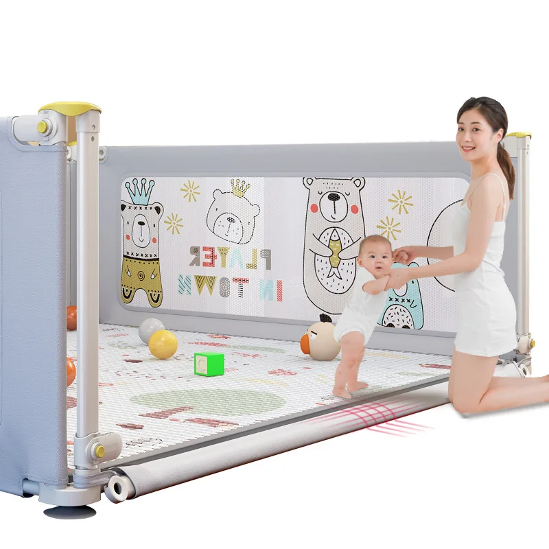Складной детский манеж IMBABY, безопасный игровой двор для малышей с ограждением для предотвращения столкновений, портативная детская игровая зона для использования в помещении и на открытом воздухе