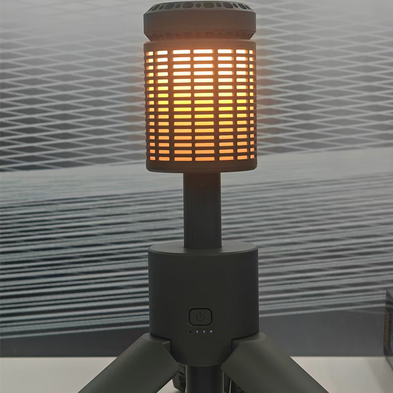LED-Campinglaterne für den Außenbereich, wiederaufladbar über UBS, tragbare Outdoor-Laterne mit einstellbarer Farbtemperatur, IP65 wasserdicht, einziehbar