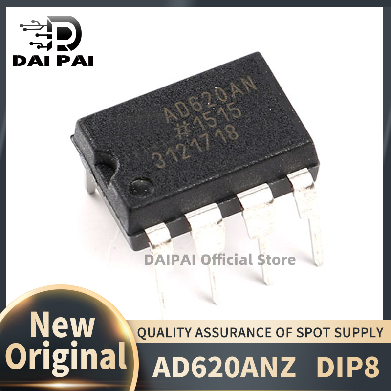 (10 шт.) 100% новый оригинальный AD620ANZ AD620AN AD620 DIP8 Инструментальный усилитель малой мощности