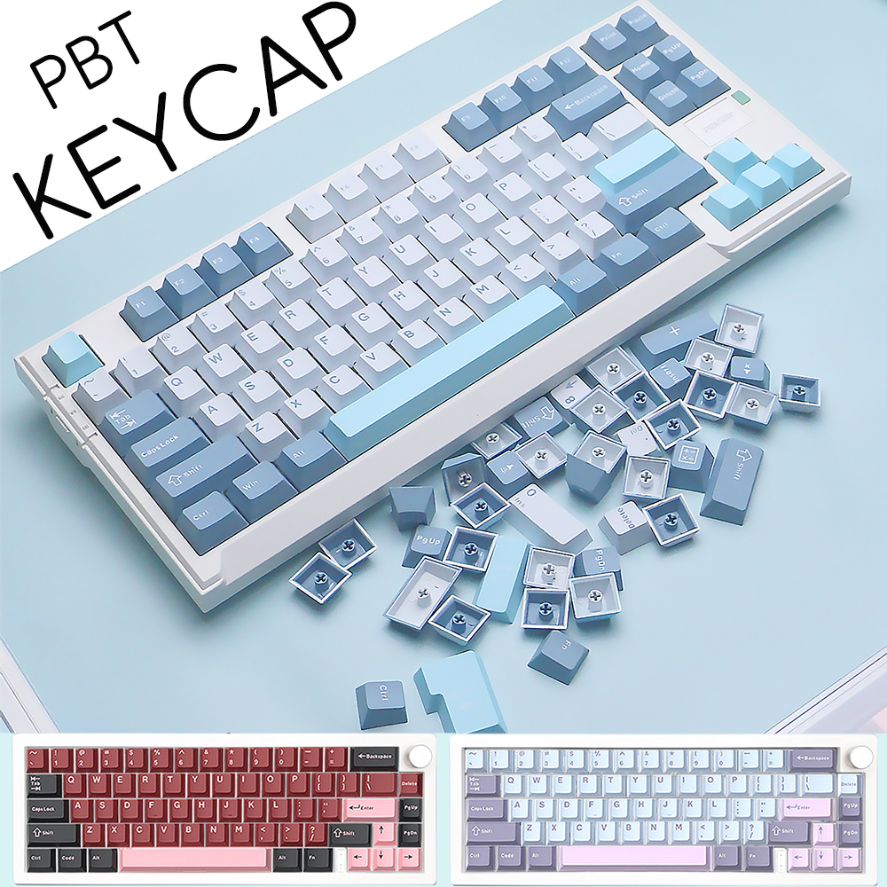 Tapa de tecla Cherry de 126 teclas para teclado mecánico como K86, K500, K617, GMK67, GMK87, RK, ETC. Teclado de juego para teclado MX Switch
