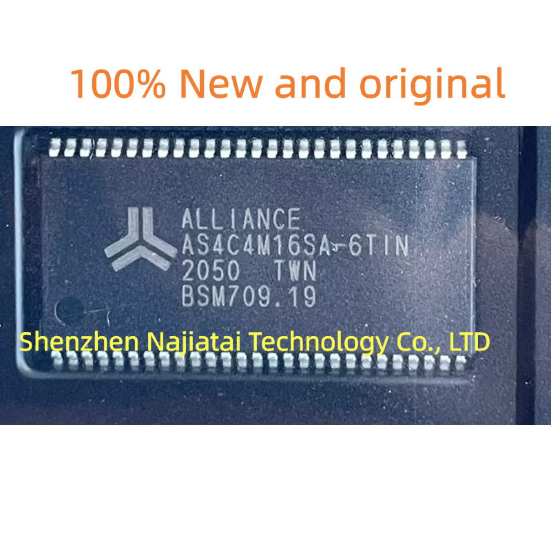 AS4C4M16SA-6TIN AS4C4M16SA TSOP54, Chip IC Original 100% nuevo, 5 unidades/lote