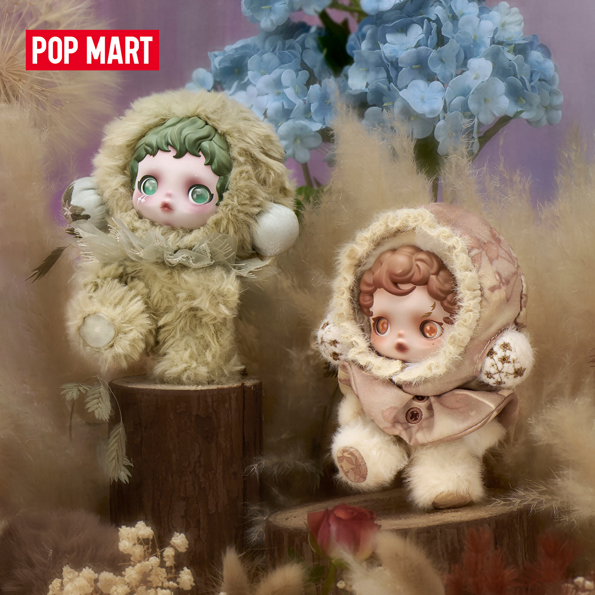 【RU】POP MART SKULLPANDA L'impressionnisme Series, плюшевая кукла, глухая коробка, 1 шт./9 шт., Mystery Box