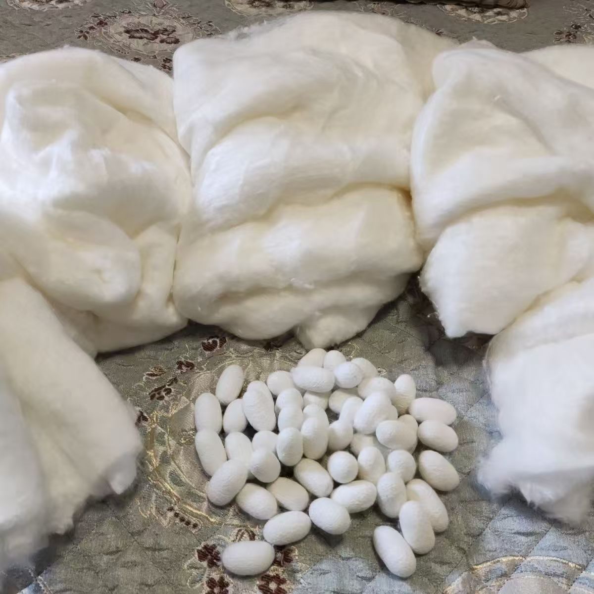 25g de recheio de seda de amoreira natural para fazer colchas - material de fabricação de colcha de qualidade premium