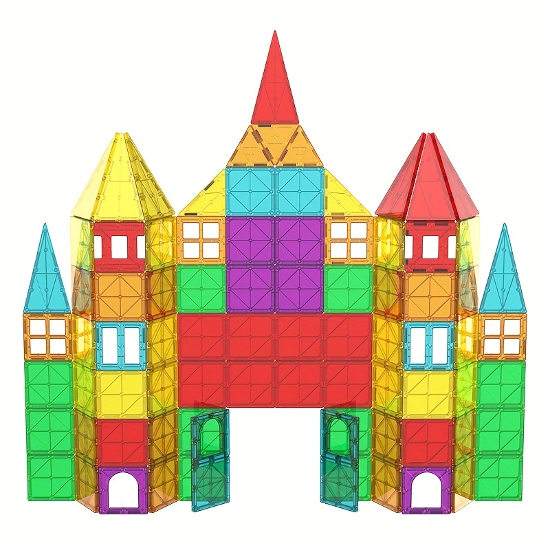 Magnetische bouwstenen set Magnetische tegels Magneetplaat Constructie Bouwpuzzel Jongens Meisjes Kinderen Montessori Speelgoed Geschenken