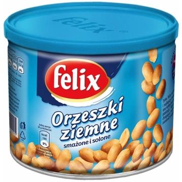 FELIX Orzeszki ziemne solone i prażone puszka 140g