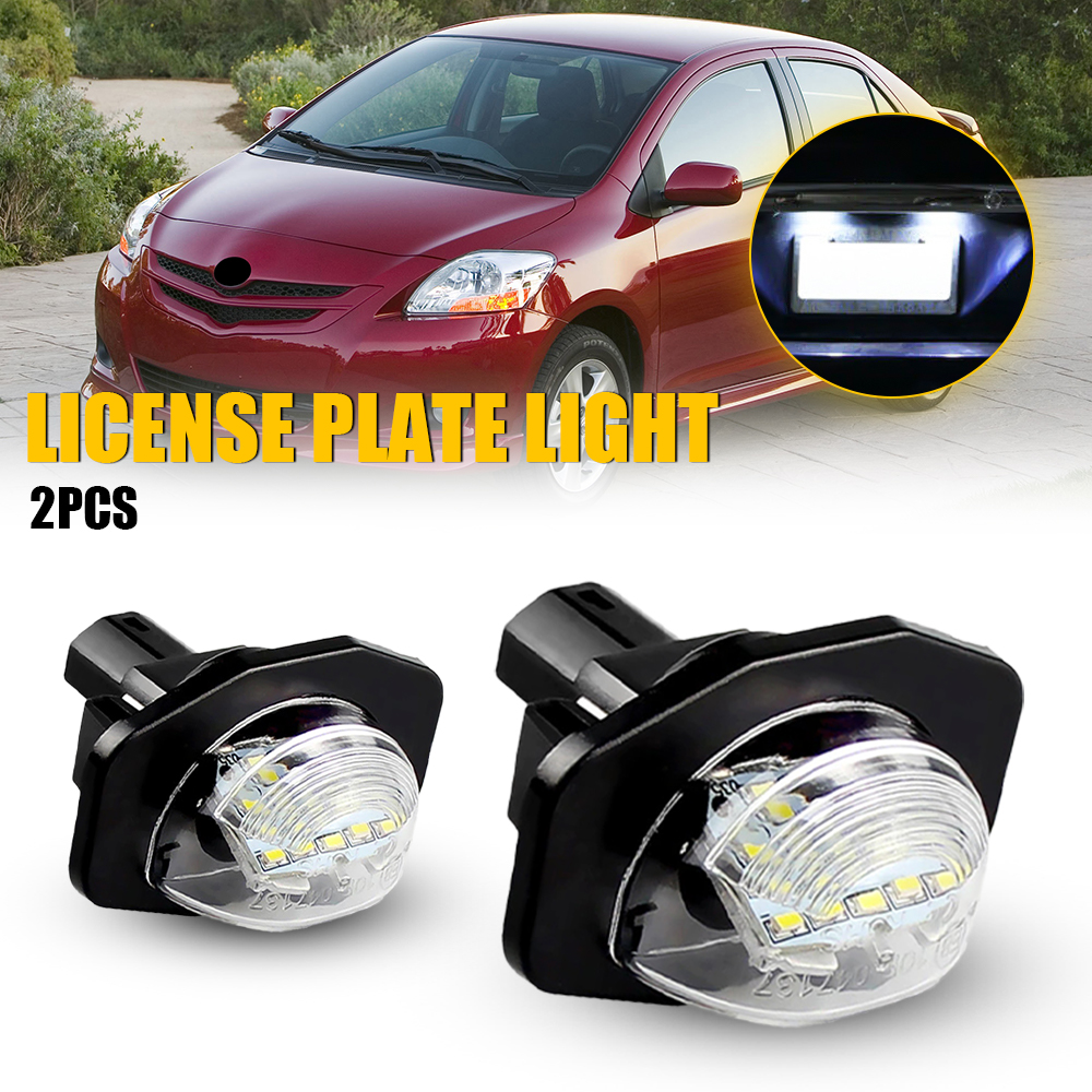 2 Stücke Für Toyota Corolla Sienna Scion xB xD 2009 2010 2011 2012 2013 2014 Kennzeichenbeleuchtung LED Kennzeichenbeleuchtung Zubehör