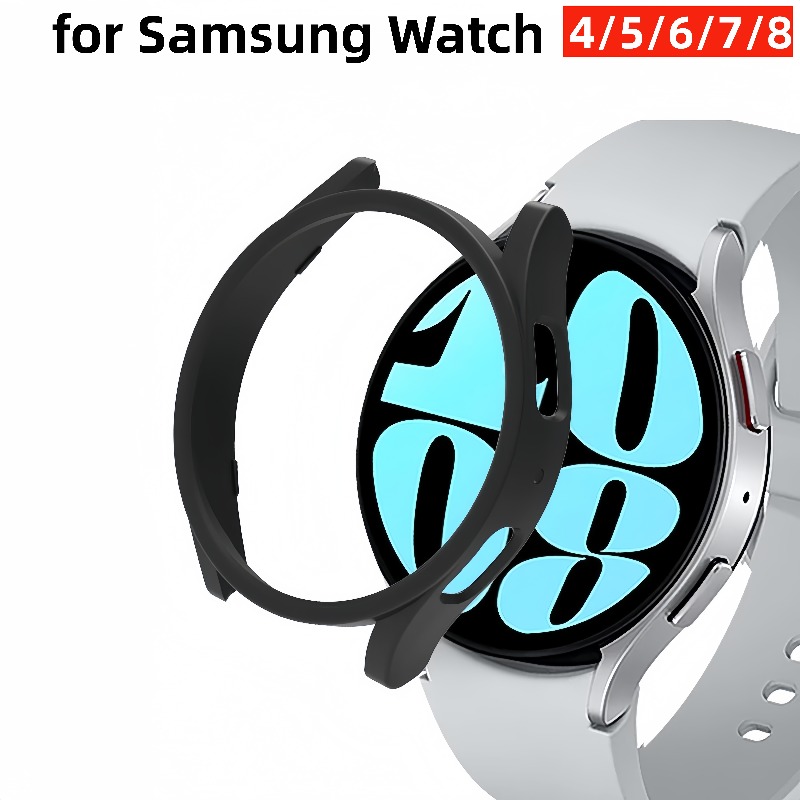 Screen Protector + Watch Case for Samsung Galaxy Watch 4/5/6/7/8 40mm 44mm Matte Cover Protective Bumper Shell for Galaxy Watch