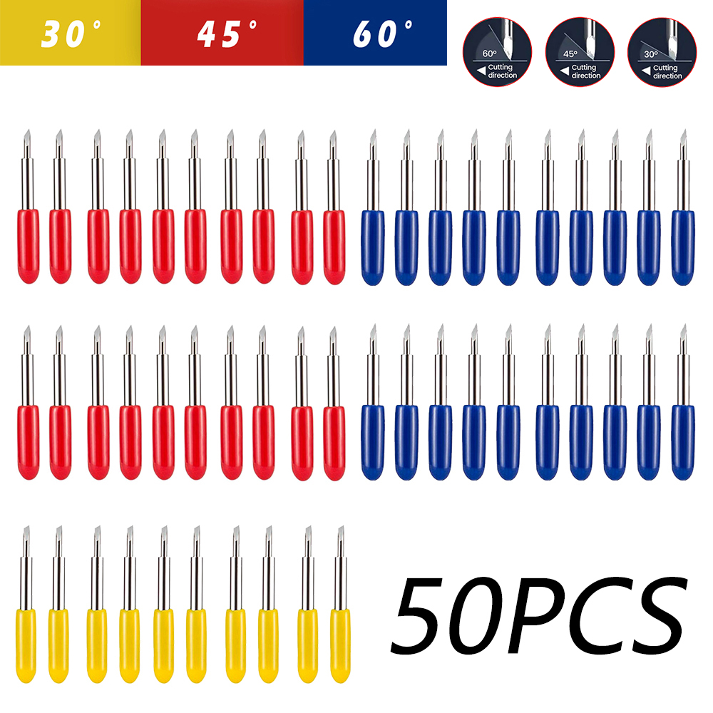 Lâminas de substituição de 30/45/60 graus para roland cricut plotter lâmina faca cortador lâminas para ferramentas elétricas plotter de corte
