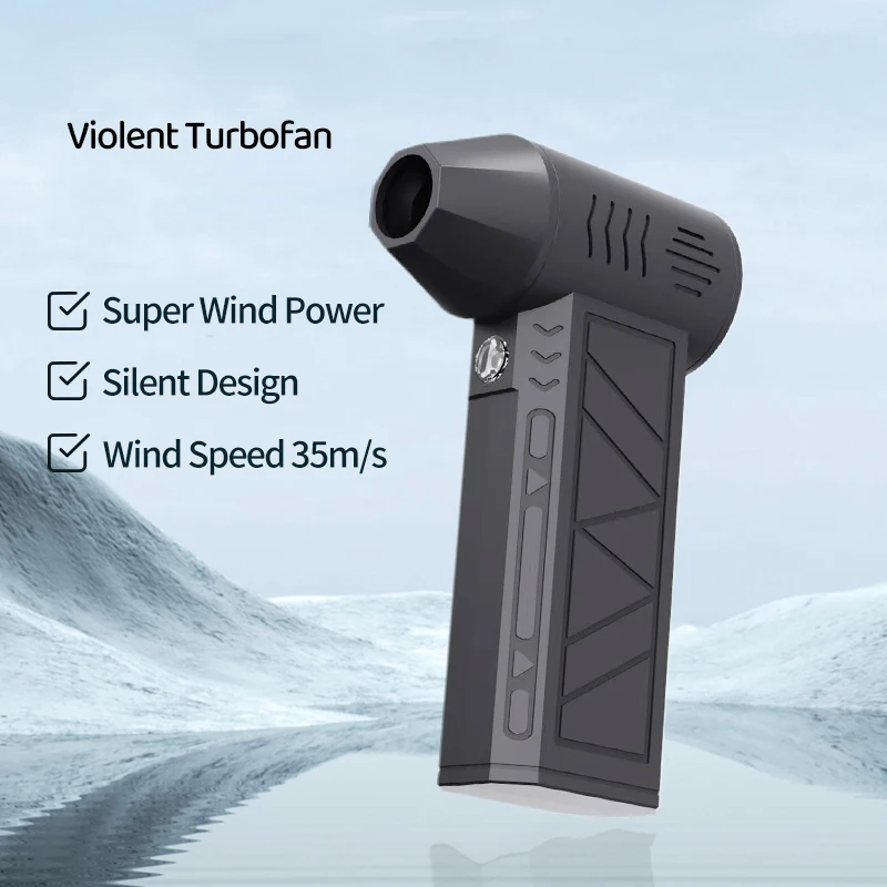 Mini Turbo Jet Fan 100000RPM velocità del vento 45 m/s motore Brushless ventilatore portatile per condotto ventilatore elettrico Turbo a ciclone ad alte prestazioni