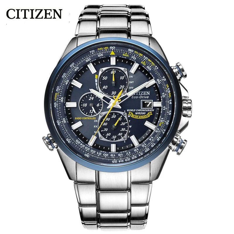CITIZEN Homens Quartz Watch, Impermeável, Multi Função, Fantasia, Redondo, Inoxidável, Automático, Calendário, Tendência de Luxo