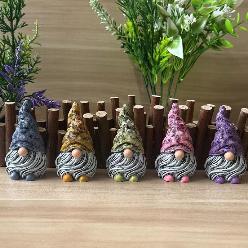 Garden Dwarf Sculpture Garden Home Garden Decoration Goblin Christmas Dwarf Old Man Resin Crafts