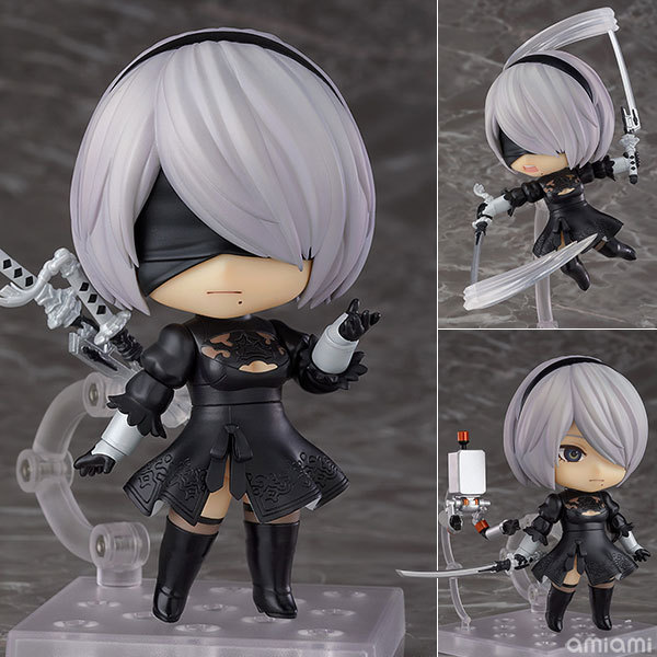 10 cm NieR Automata YoRHa No. 2 Tipo B 2b 1475 #   1475 Collezione di giocattoli Action Figure bambola Regalo di Natale con scatola