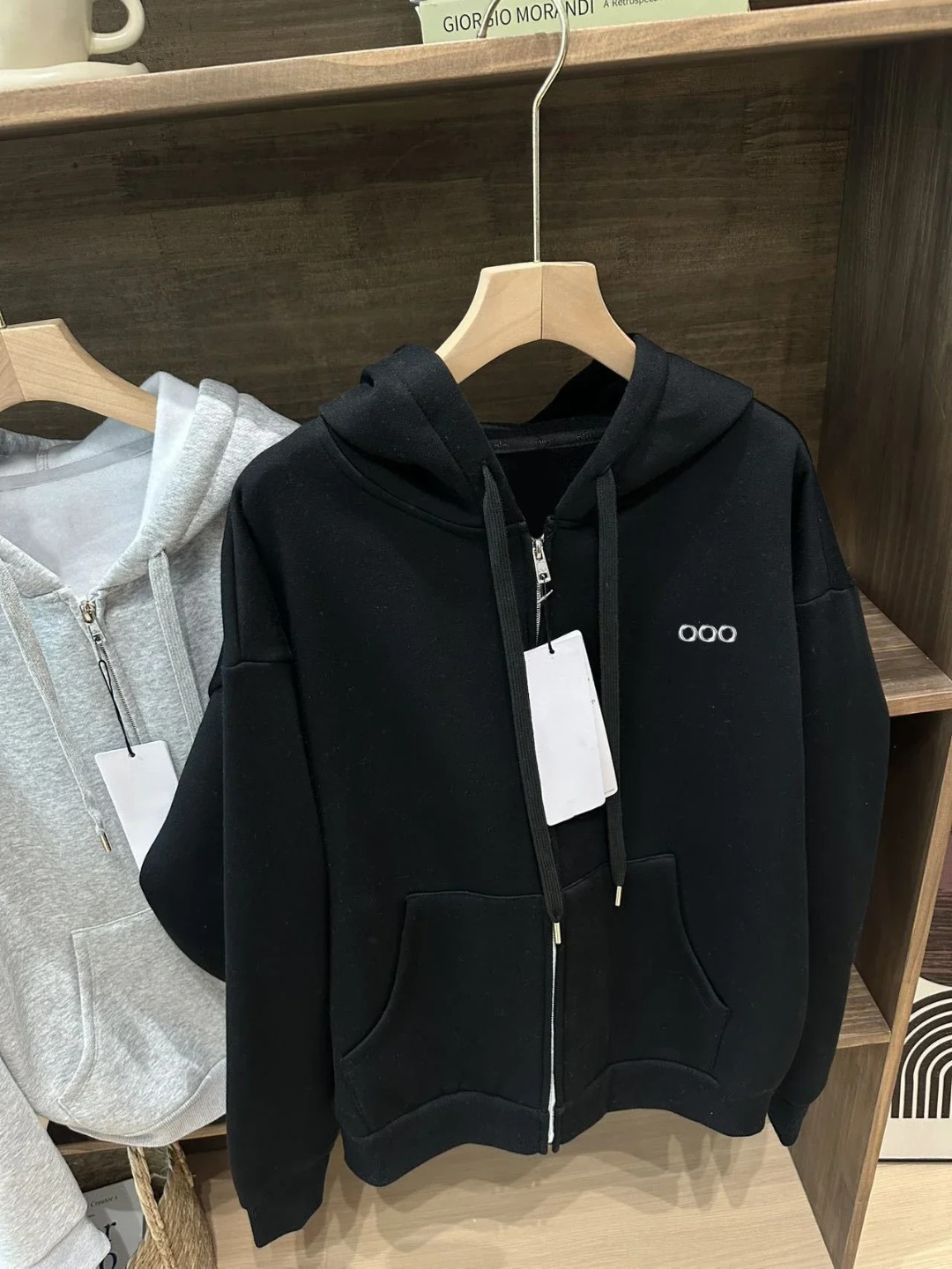 2026 Winter New Women's Solid Color Thick Hoodie Comfortable and Warm Sports and Leisure Coat