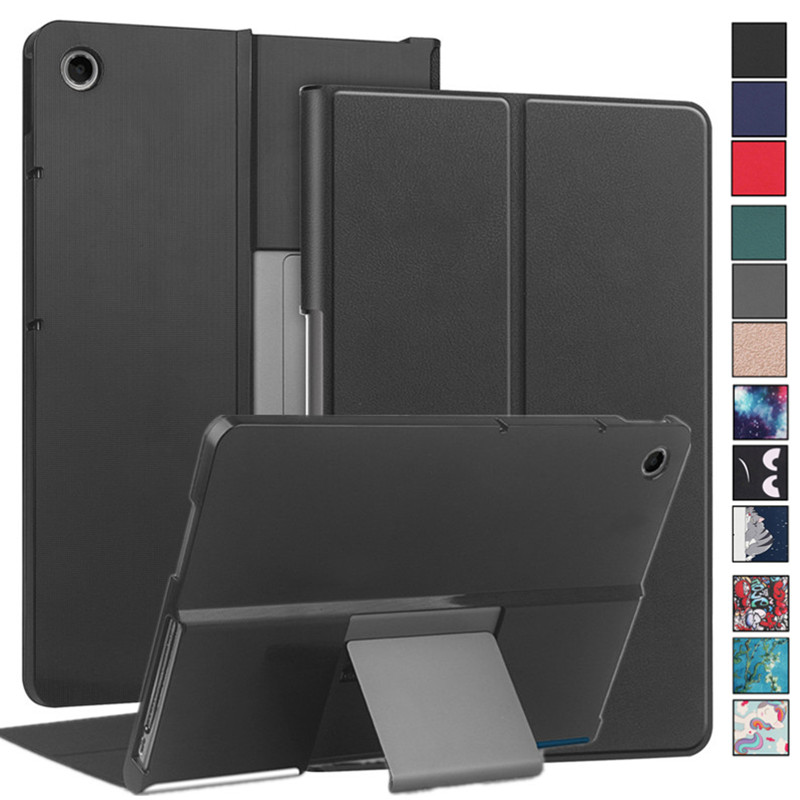 Smukła składana podstawka ze skóry PU do Lenovo Tab Plus 11,5 cala TB351FU 2024 Pokrowiec z twardego plastiku Funda Coque Capa