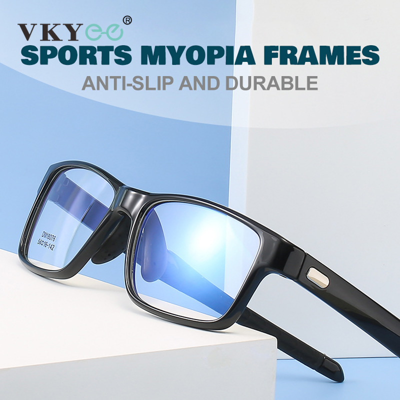 VICKY nowy styl sportowy okulary do czytania ramki jazda na świeżym powietrzu okulary dla osób z krótkowzrocznością modne okulary optyczne konfigurowalny korekcja
