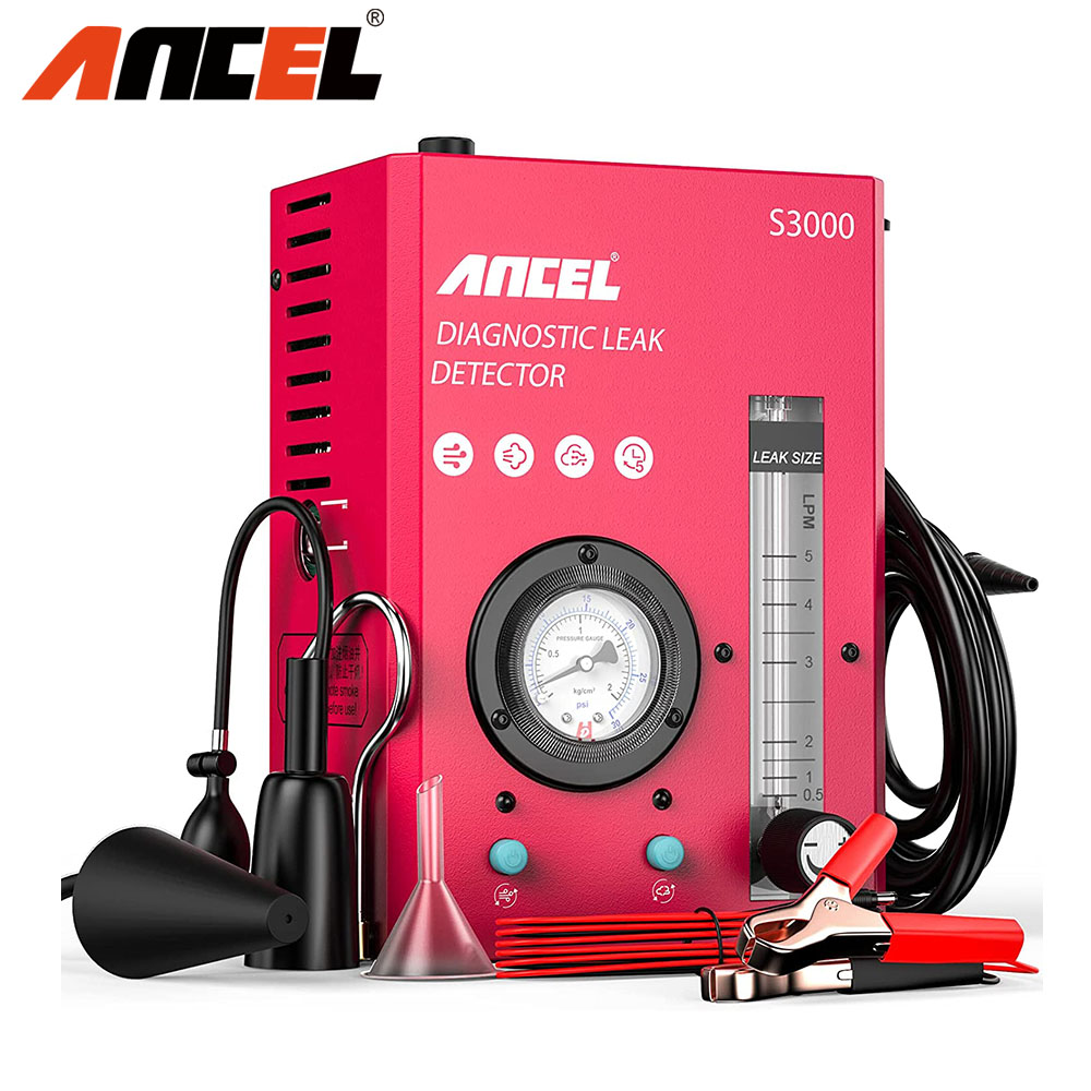 Rooklekdetector EVAP Rookpijp Automotive Gaslekkage Analyzer Vacuüm Rookgenerator voor Auto Diagnostische ANCEL S3000