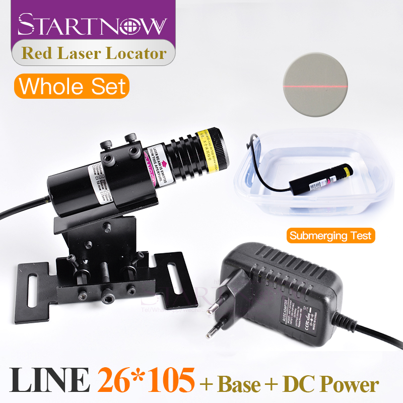 Bộ 26*105 Chống Nước 660nm 200mW 5V Có Thể Điều Chỉnh Tia Module Thiết Bị Định Vị Laser Đỏ Dòng Định Vị Cho máy Cắt đá