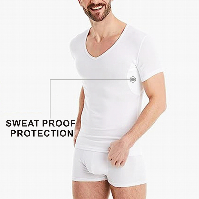 Herenshirts anti-transpiratie T-shirt tegen okselzweet