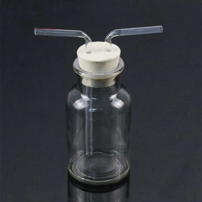 1Set 125ml Bis 2500ml Transparente Luft Sammeln Flasche Gas Waschen Gerät Chemische Reinigung Zylinder Labor Ausrüstung