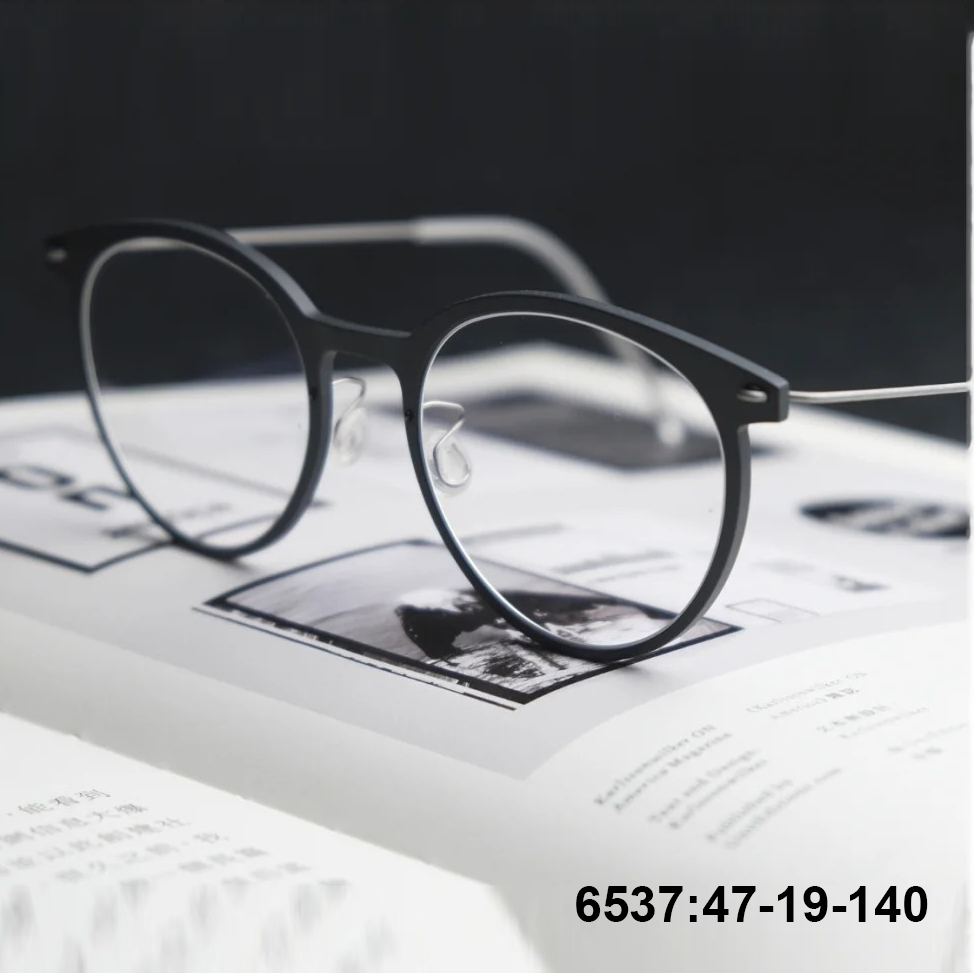 Danemark marque 6537 ultraléger ovale lunettes cadre hommes femmes ultraléger 4g acétate titane lunettes créateur de mode lunettes