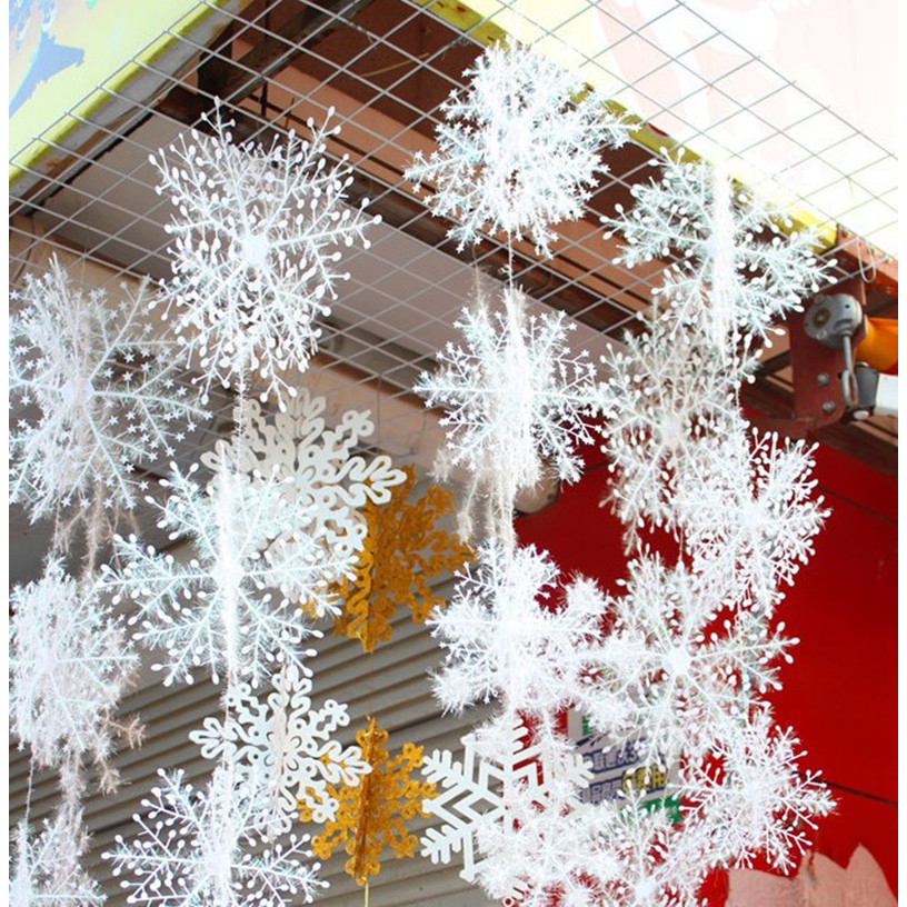 Floco de neve branca artificial para o Natal, neve falsa, decoração para casa, Noel, Natal, 2023