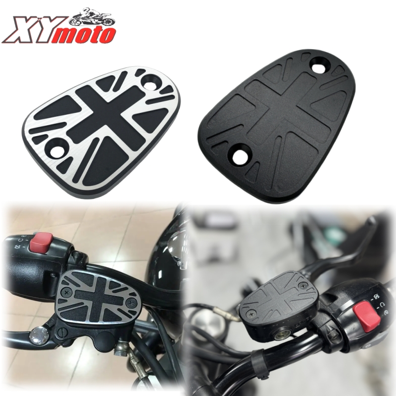 Cubierta de taza de aceite de motocicleta, cubierta de líquido de freno, se utiliza para el ganador Bonneville Bobber Speedmaster Thruxton T100 T120