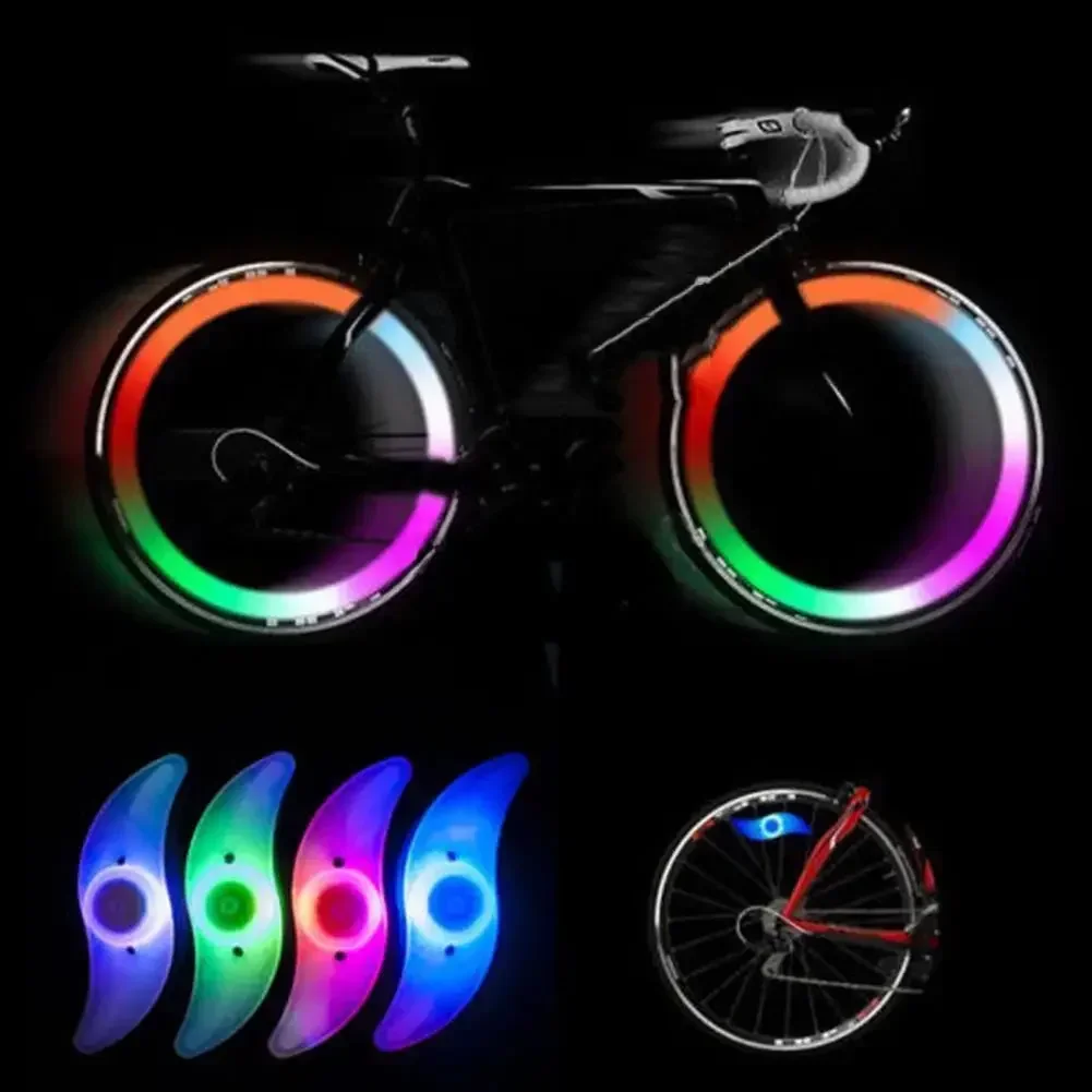 Lampka LED na koło rowerowe Wodoodporny rower Nocne bezpieczeństwo Jazda na rowerze Ostrzegawcze światło na szprychy koła 3 tryby Rowerowy sprzęt dekoracyjny