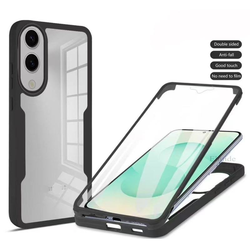 Funda Protectora de Pantalla Completa a Prueba de Golpes de 360 Grados para Samsung Galaxy S26 S25 S24 FE A16 A56 A55 A37 A15 A57 A36 A17