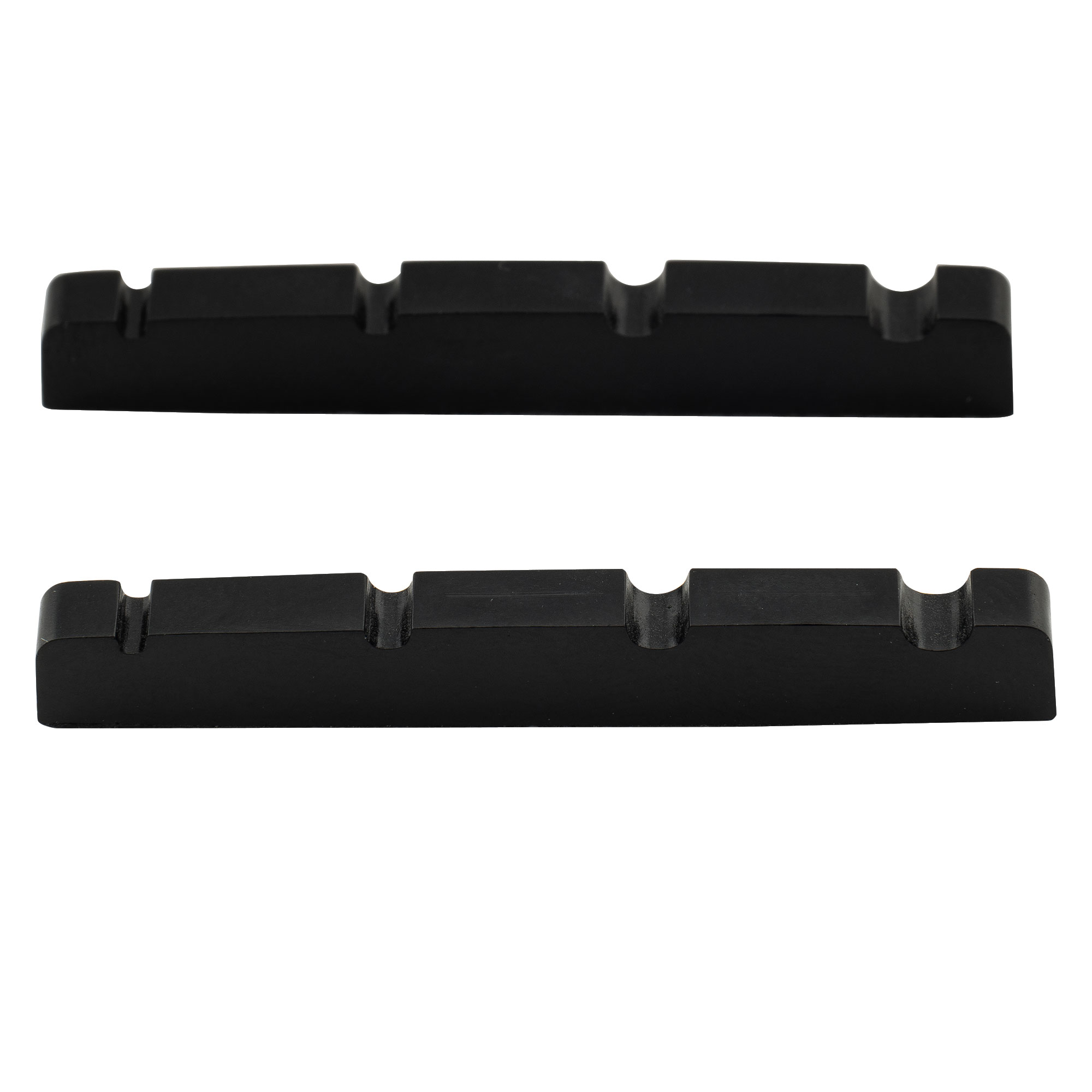 Musiclily Pro Urea résine plastique 40mm fendu Jazz Bass écrous fond plat pour 4 cordes J Bass (lot de 2)