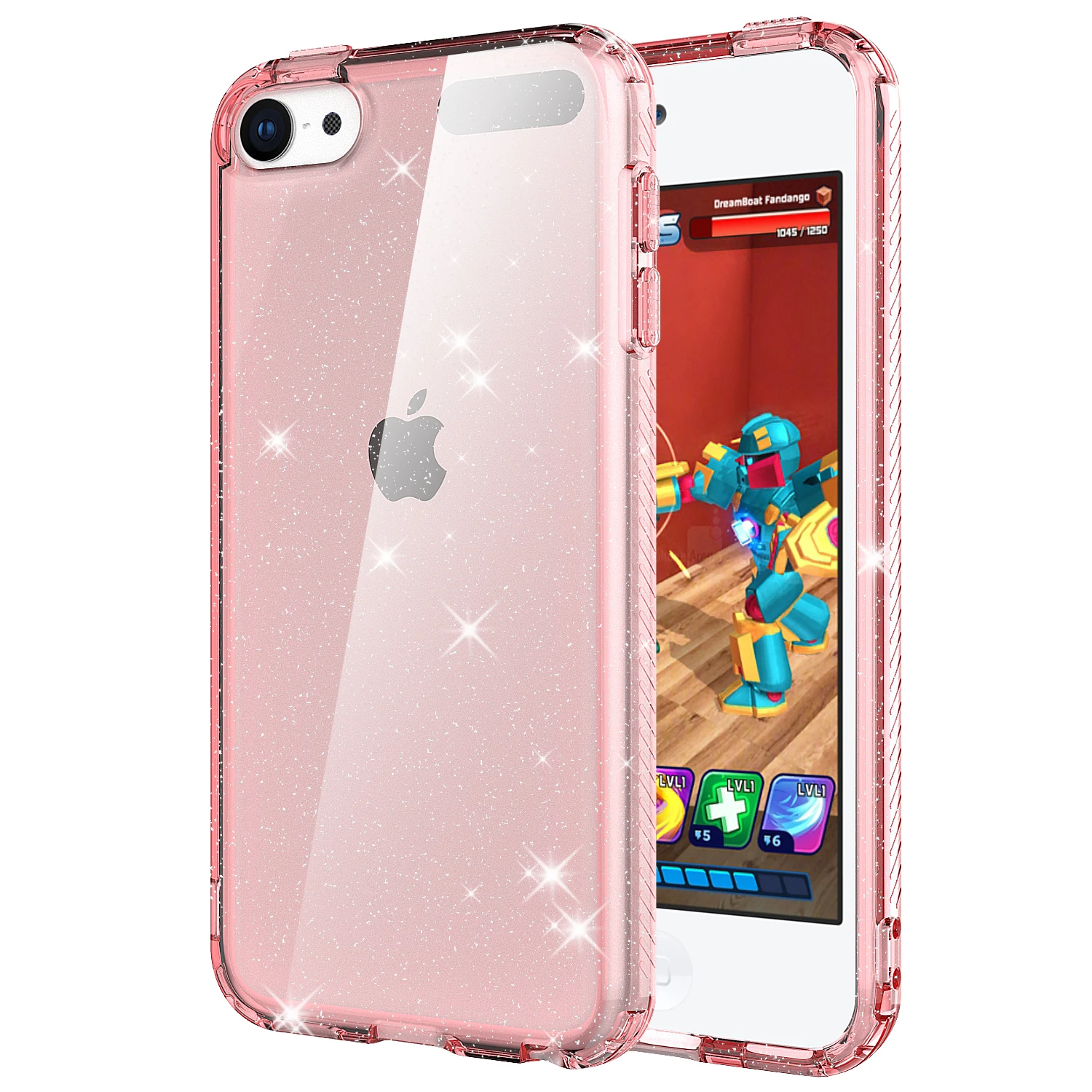 Мягкий блестящий чехол для iPod touch 5/6/7, роскошный прочный силиконовый противоударный прозрачный защитный чехол высокого качества fortouch 5/6/7
