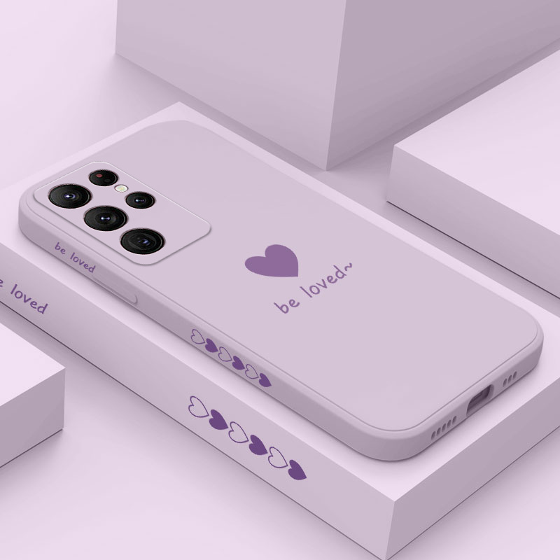 Custodia per telefono Simple Love per Samsung Galaxy S25FE S24 S23 S22 S21 S20 S10 S10E S9 Ultra Plus FE Nota 20 Ultra 10 9 Plus Cover