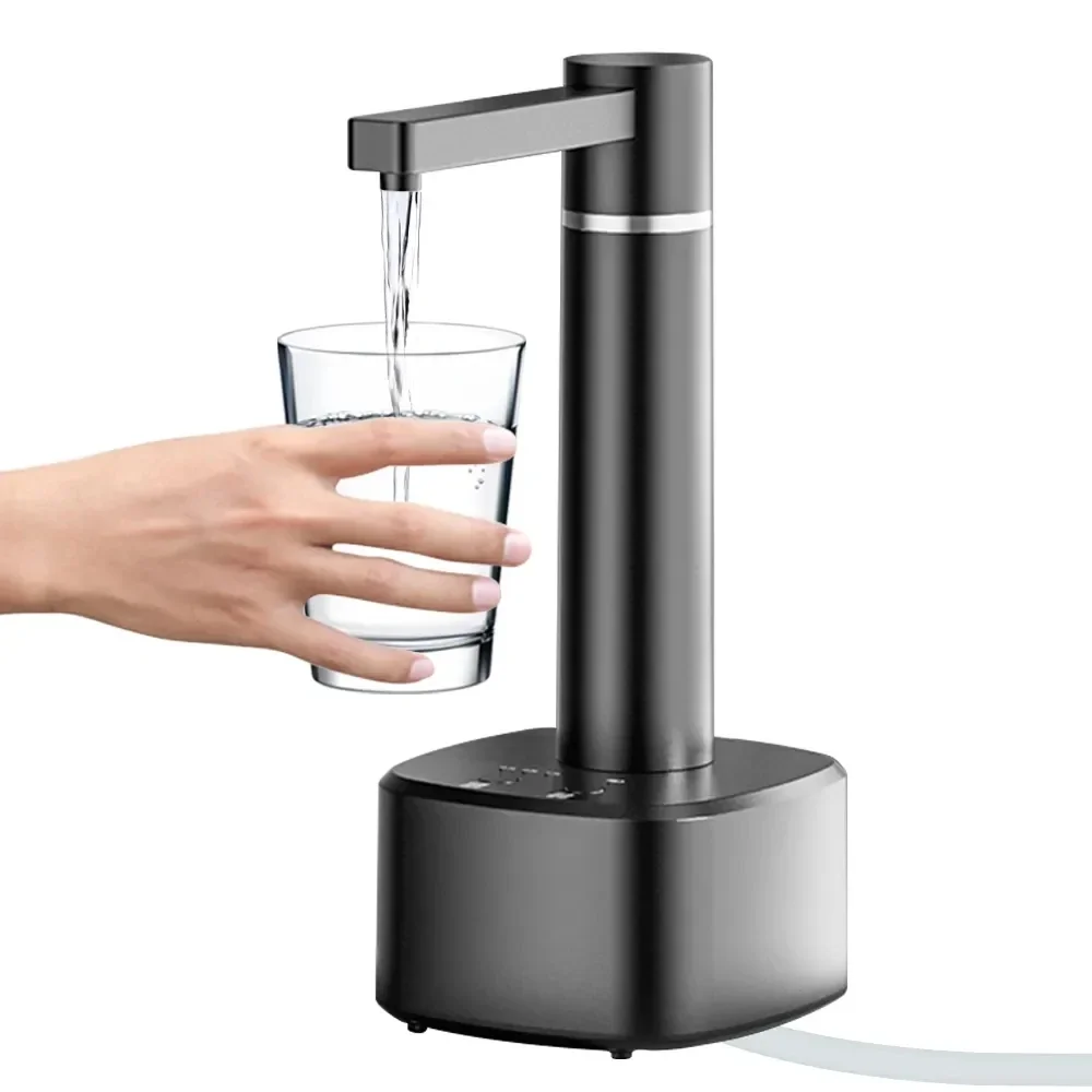 ZaiXiao-bomba eléctrica de galón de agua, dispensador automático de botellas de agua, dispensador de bomba de agua recargable de escritorio de 4W con soporte