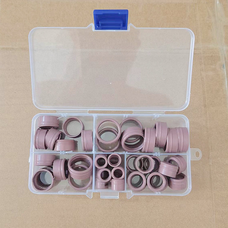 Free shipping,40 PIECES Air conditioning pipe joint sealing rubber ring for Renault,seal O-ring for Renault a/c