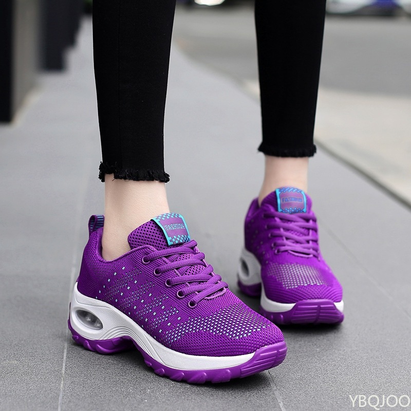 Nouvelles chaussures de mode pour femmes décontracté maille marche baskets plates femmes antidérapant chaussures vulcanisées femme chaussures respirantes Mujer