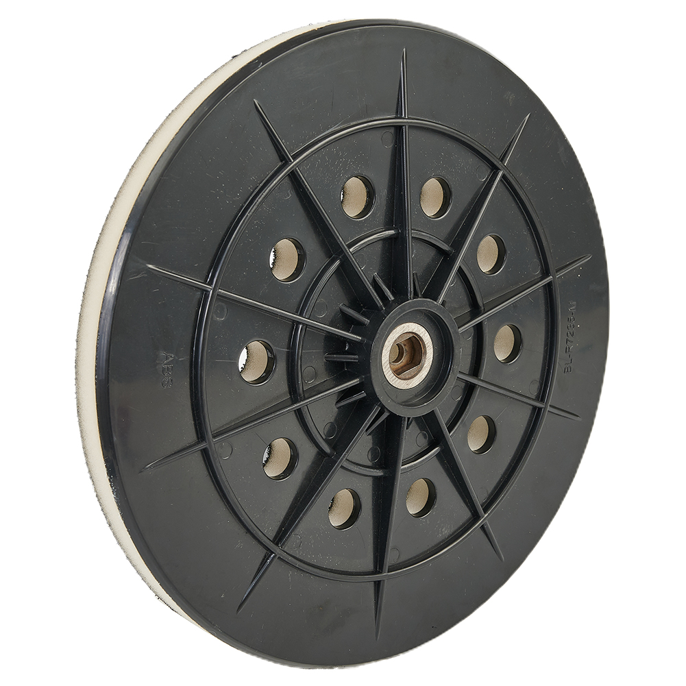 Lijadora de paneles de yeso de rosca suave/dura de 9 pulgadas/215mm, gancho y bucle, 10 orificios de almohadilla, placa de pulido de pared, disco de lijado